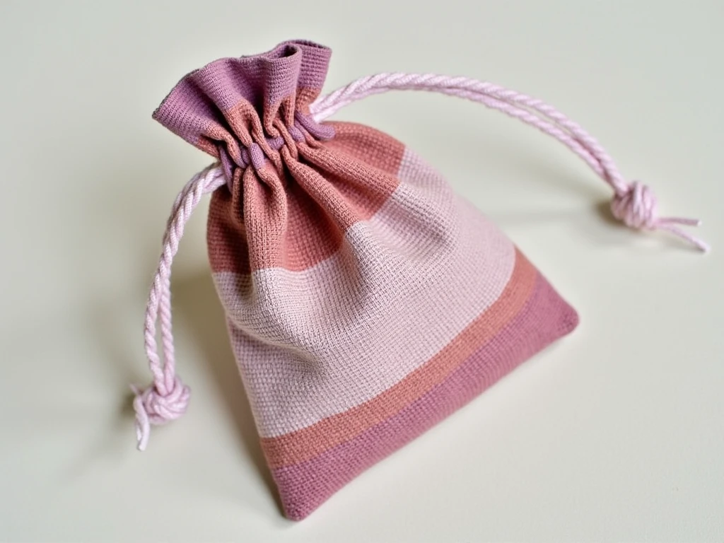 Linen drawstring pouch