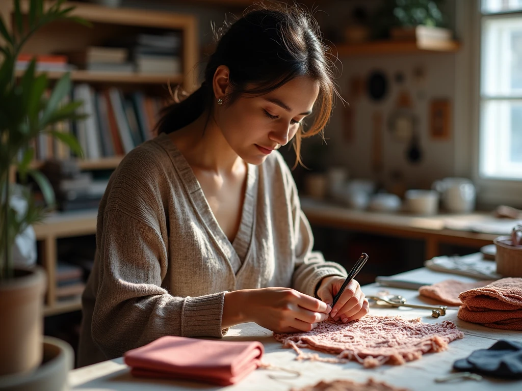 Artisan crafting limited edition piece